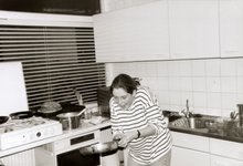 Mieke bakt pannenkoeken