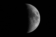 Maan op 1 april 2009